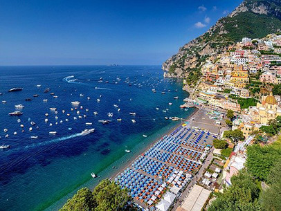Green and Blue Amalfi Coast
