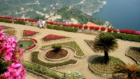 The gardens of Villa Rufolo in Ravello